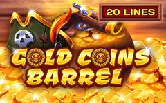 Gold Coins Barrel