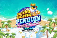 Bling Bling Penguin: Ice On The Beach?