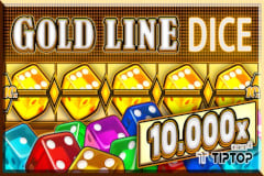 Gold Line Dice